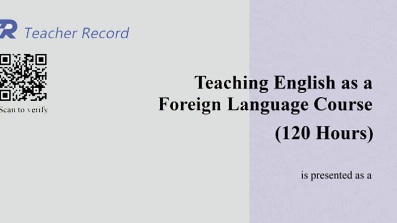احصل على الرخصة الدولية لتدريس اللغة الإنجليزية مجانية ومعتمدة دوليا