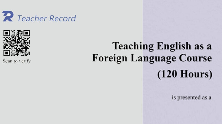 الرخصة الدولية لتدريس اللغة الإنجليزية TEFL