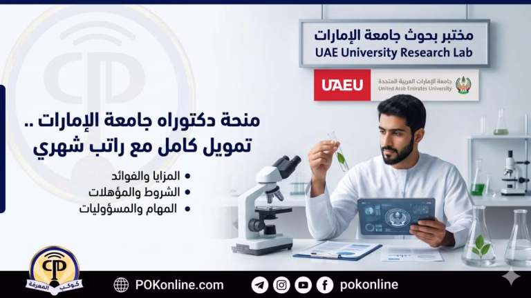 منحة الدكتوراه جامعة الإمارات