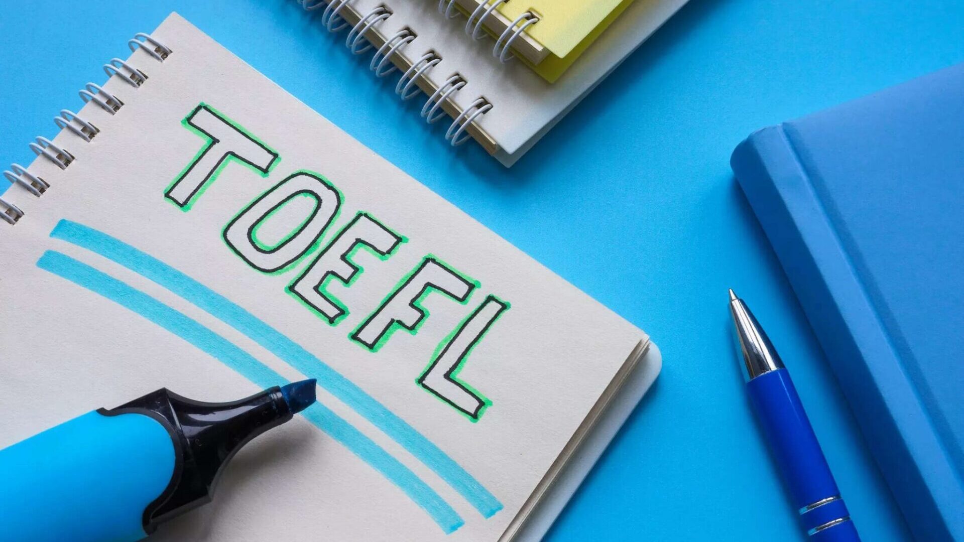 دليل التحضير لاختبار توفل TOEFL : جميع الكتب والكورسات اللازمة