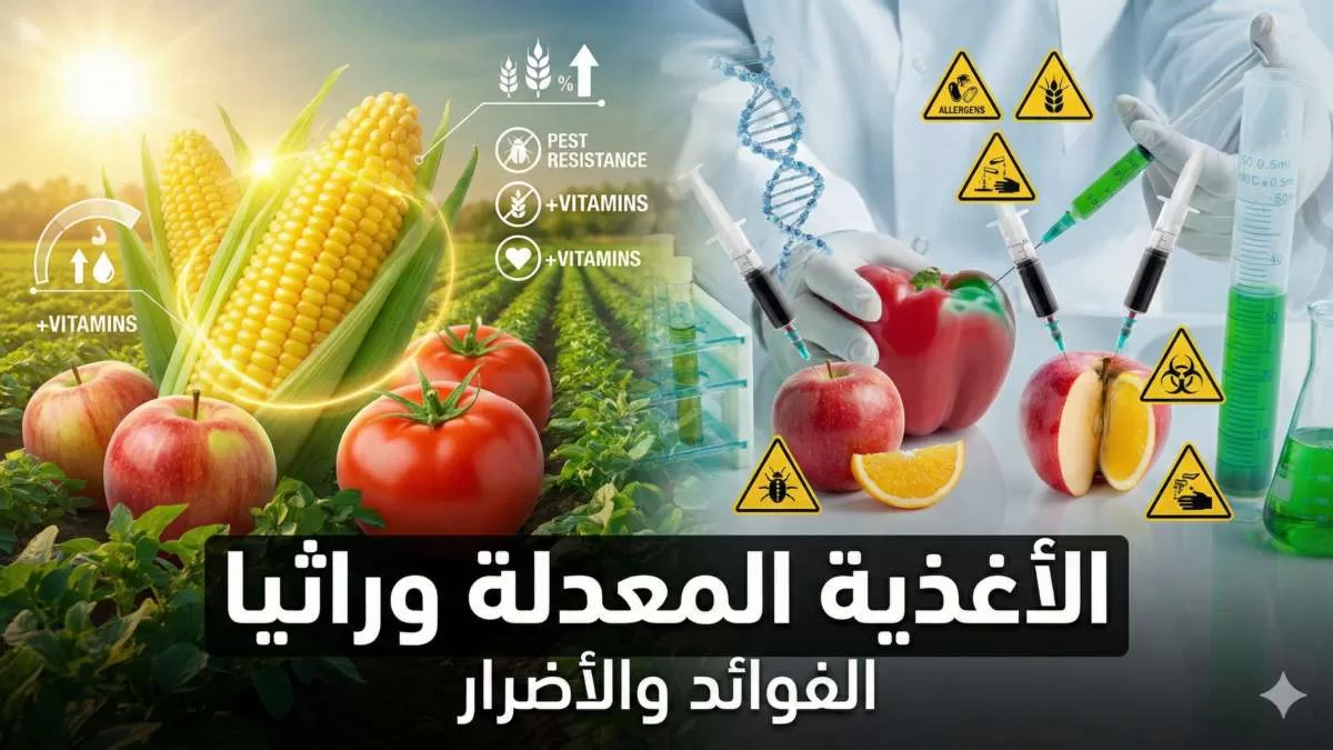 الأغذية المعدلة وراثيا: هل نأكل مستقبلاً آمناً أم خطراً خفياً؟ (دليل شامل)